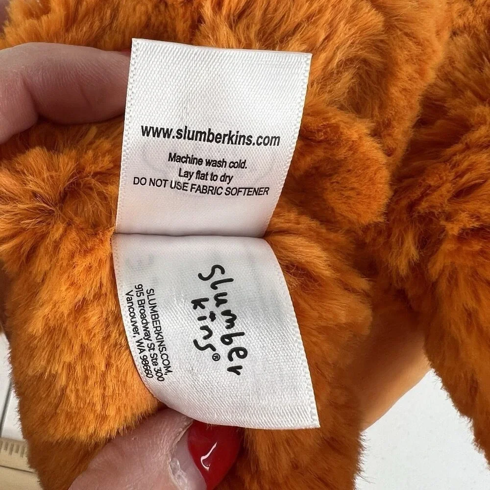 Slumberkins Alpaca Pumpkin Kin Plush‎ Soft Lovey Stuffed Animal Halloween Orange